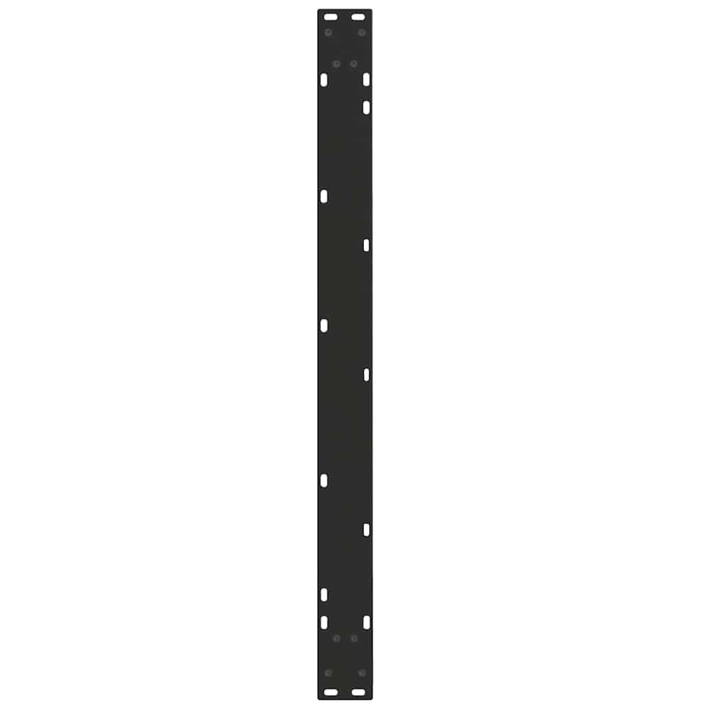 vidaXL Picioare de masă în formă de V, 2 buc., negru, 100 x (72-73,3) cm, oțel