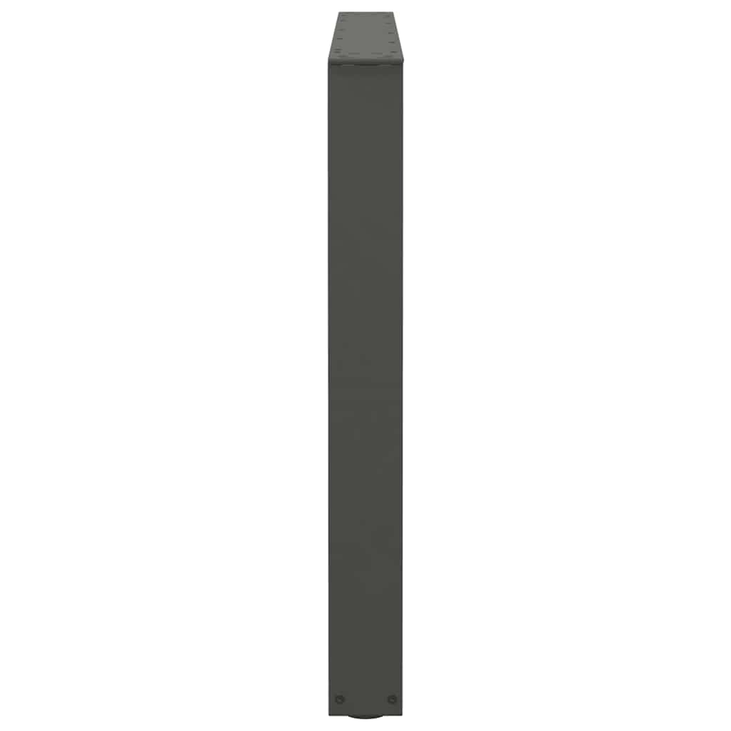 vidaXL Picioare de masă în formă de V, 2 buc., antracit, 100x(72-73,3) cm, oțel