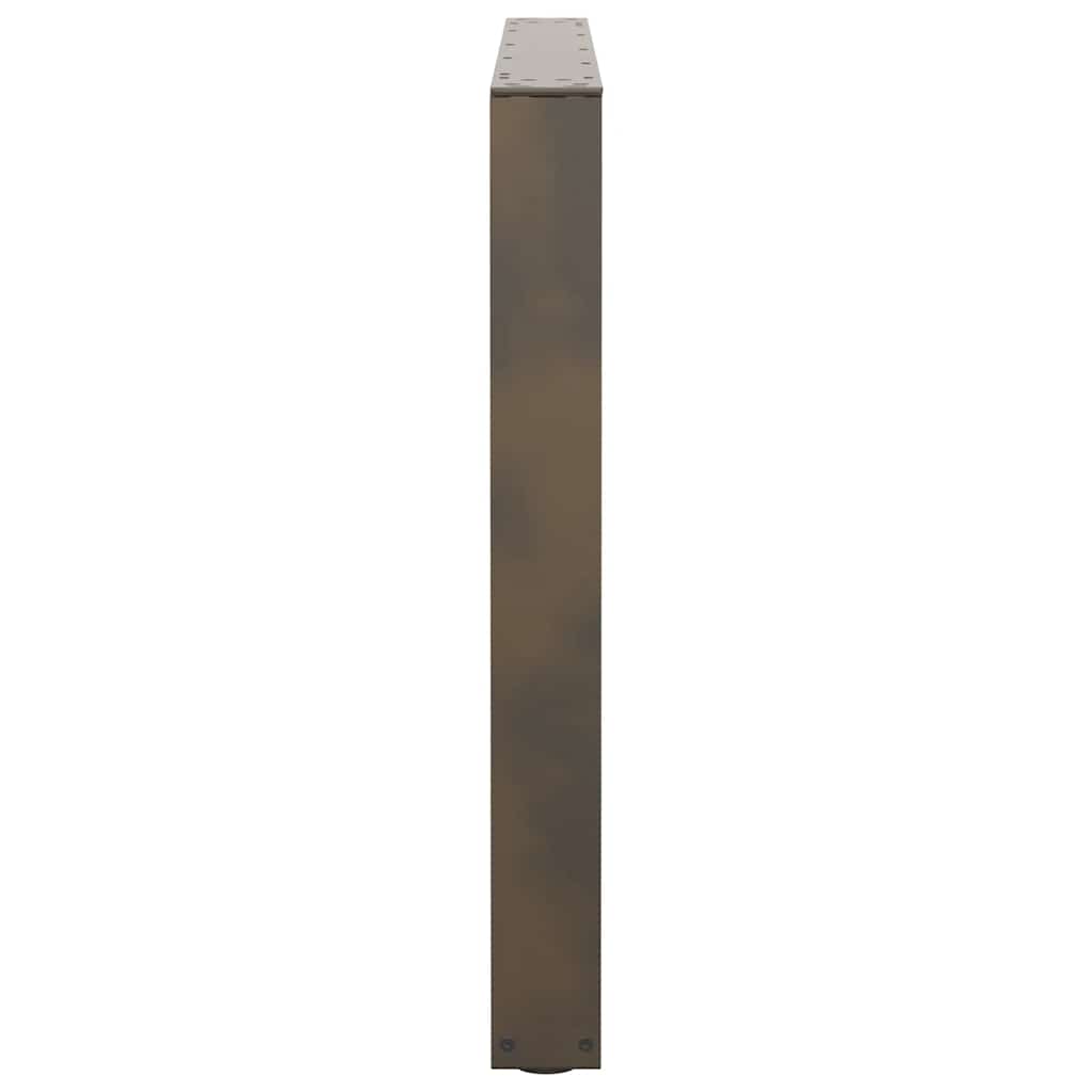 vidaXL Picioare de masă în formă de V, 2 buc., oțel natural, 100 x (72-73,3) cm vidaXL Picioare de masă în formă de V, 2 buc., oțel natural, 100 x (72-73,3) cm