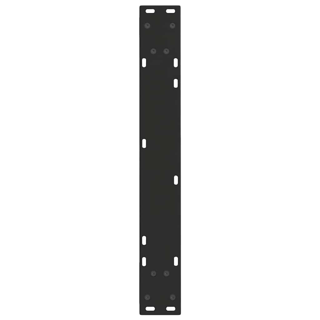 vidaXL Picioare de masă în formă de V, 3 buc., negru, 70x (72-73,3) cm, oțel