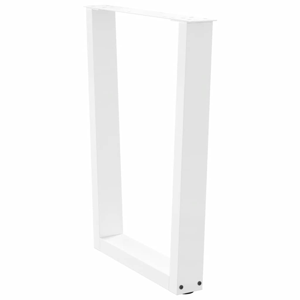 vidaXL Picioare de masă în formă de V, 3 buc., alb, 70x (72-73,3) cm, oțel vidaXL Picioare de masă în formă de V, 3 buc., alb, 70x (72-73,3) cm, oțel