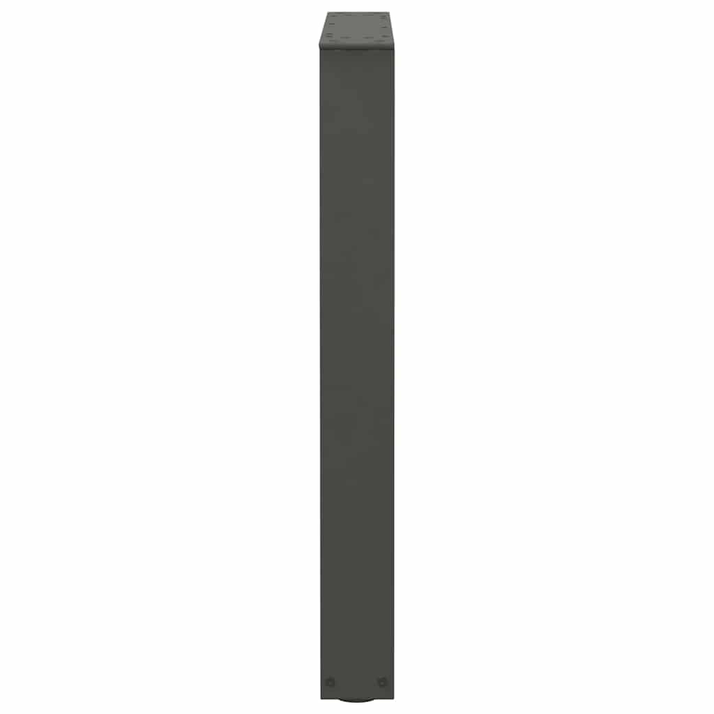 vidaXL Picioare de masă în formă de V, 3 buc., antracit, 70x(72-73,3) cm, oțel
