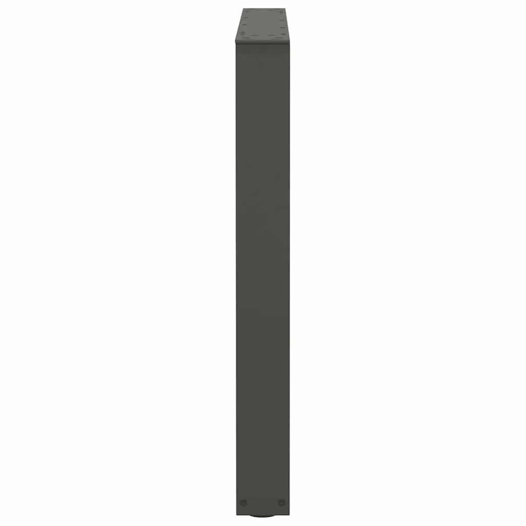 vidaXL Picioare de masă în formă de V, 3 buc., antracit, 80x(72-73,3) cm, oțel