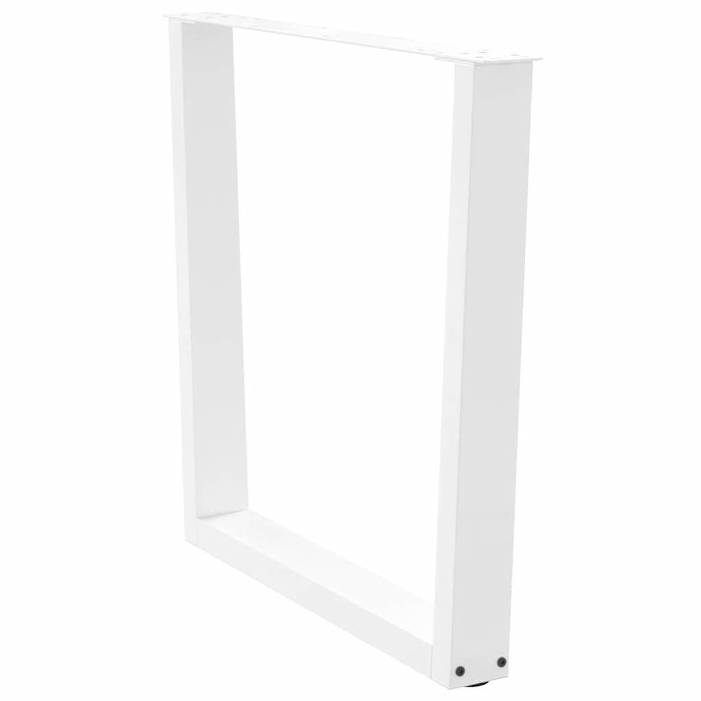 vidaXL Picioare de masă în formă de V, 3 buc., alb, 90 x (72-73,3) cm, oțel vidaXL Picioare de masă în formă de V, 3 buc., alb, 90 x (72-73,3) cm, oțel