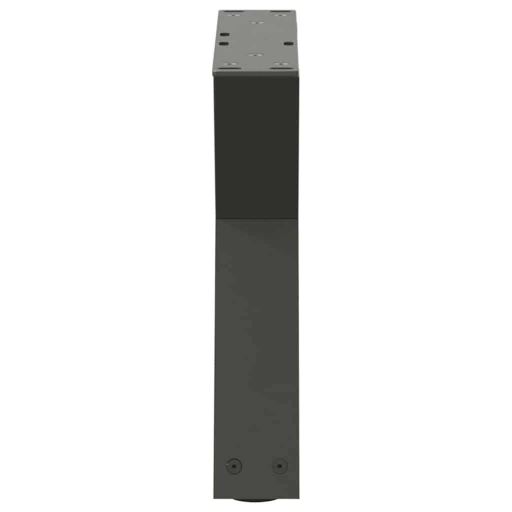 vidaXL Picioare pentru măsuță de cafea, 2 buc., antracit, 50x(30-31,3) cm, oțel vidaXL Picioare pentru măsuță de cafea, 2 buc., antracit, 50x(30-31,3) cm, oțel