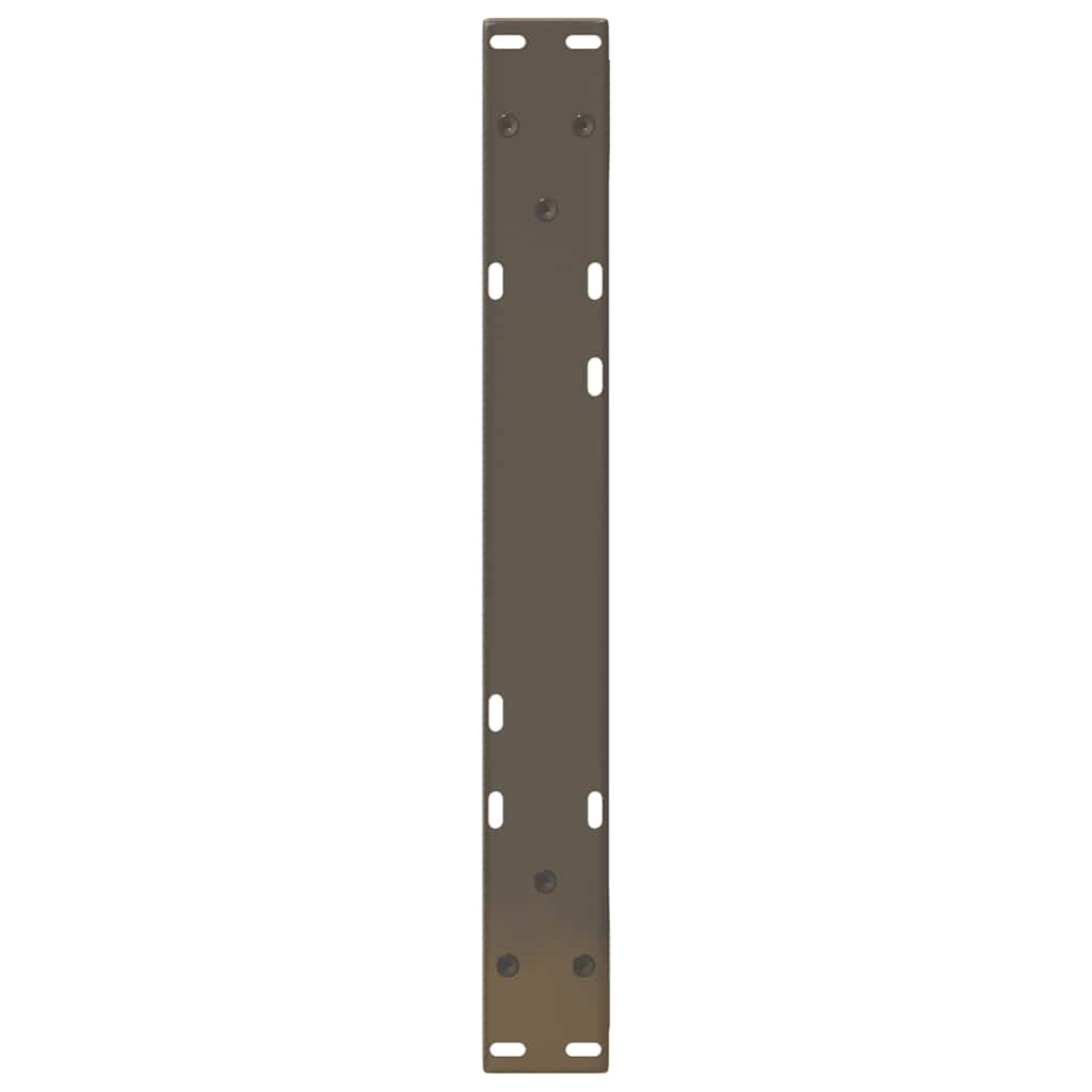 vidaXL Picioare pentru măsuță de cafea, 2 buc., oțel natural, 50x(30-31,3) cm vidaXL Picioare pentru măsuță de cafea, 2 buc., oțel natural, 50x(30-31,3) cm