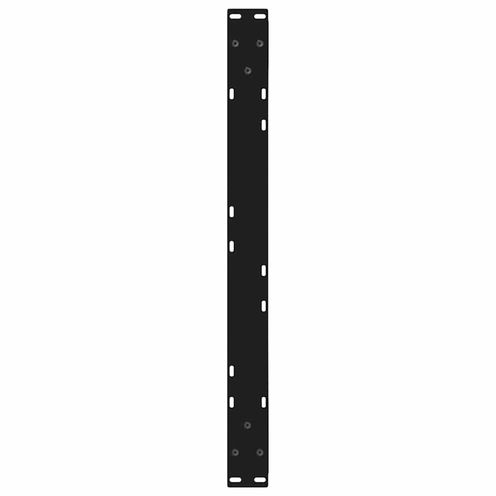 vidaXL Picioare pentru măsuță de cafea, 2 buc., negru, 70x(30-31,3) cm, oțel vidaXL Picioare pentru măsuță de cafea, 2 buc., negru, 70x(30-31,3) cm, oțel