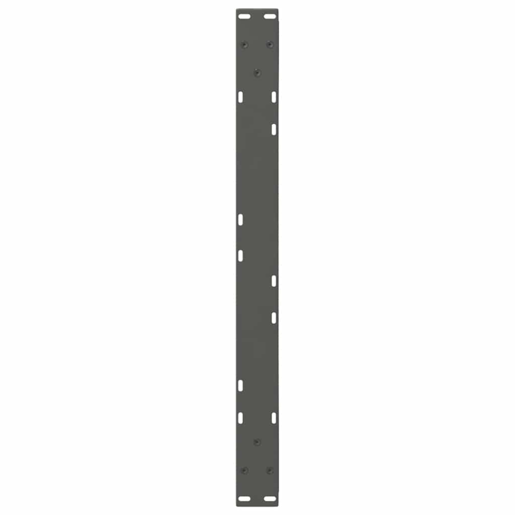 vidaXL Picioare pentru măsuță de cafea, 2 buc., antracit, 70x(30-31,3) cm, oțel