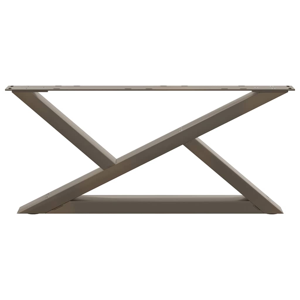 vidaXL Picioare pentru măsuță de cafea, 2 buc., oțel natural, 70x(30-31,3) cm vidaXL Picioare pentru măsuță de cafea, 2 buc., oțel natural, 70x(30-31,3) cm