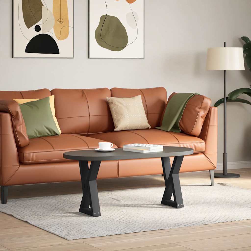 vidaXL Picioare pentru măsuță de cafea, 2 buc., negru, 28x (42-43,3) cm, oțel vidaXL Picioare pentru măsuță de cafea, 2 buc., negru, 28x (42-43,3) cm, oțel
