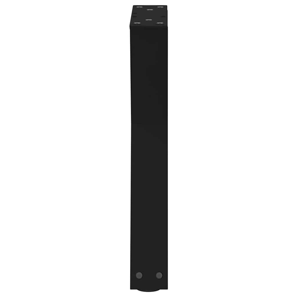 vidaXL Picioare pentru măsuță de cafea, 2 buc., negru, 28x (42-43,3) cm, oțel vidaXL Picioare pentru măsuță de cafea, 2 buc., negru, 28x (42-43,3) cm, oțel