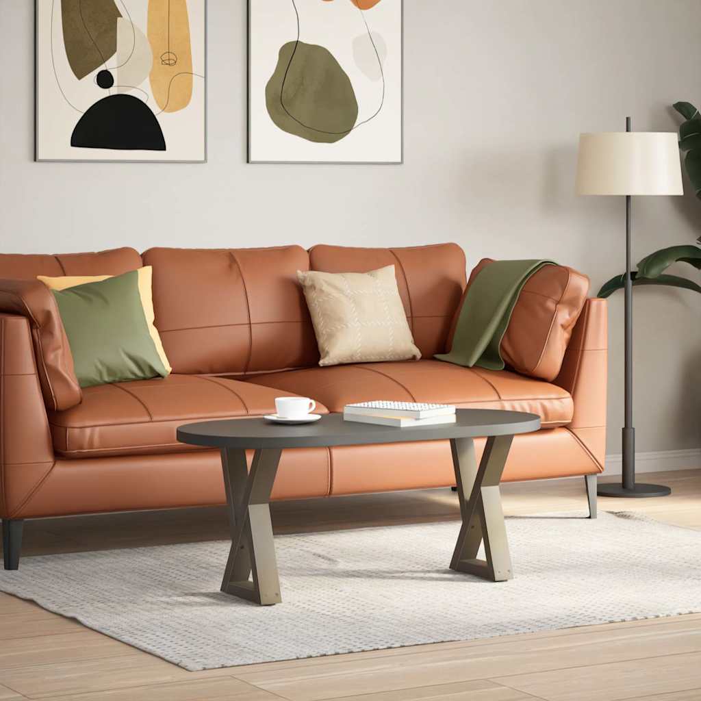 vidaXL Picioare pentru măsuță de cafea, 2 buc., oțel natural, 28x (42-43,3) cm vidaXL Picioare pentru măsuță de cafea, 2 buc., oțel natural, 28x (42-43,3) cm