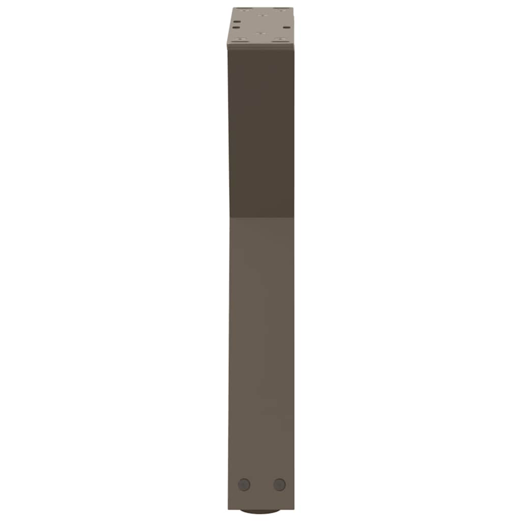 vidaXL Picioare pentru măsuță de cafea, 2 buc., oțel natural, 28x (42-43,3) cm vidaXL Picioare pentru măsuță de cafea, 2 buc., oțel natural, 28x (42-43,3) cm