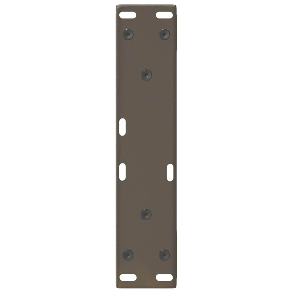 vidaXL Picioare pentru măsuță de cafea, 2 buc., oțel natural, 28x (42-43,3) cm vidaXL Picioare pentru măsuță de cafea, 2 buc., oțel natural, 28x (42-43,3) cm