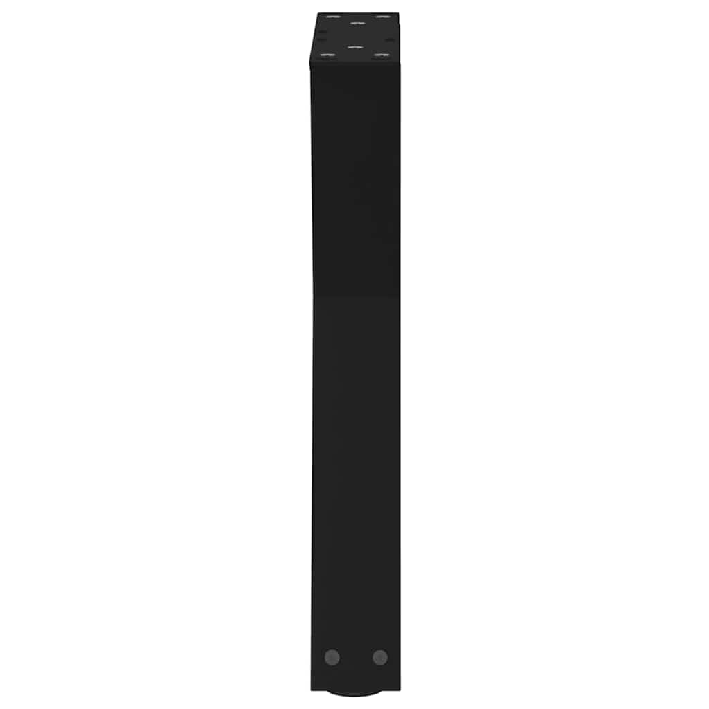 vidaXL Picioare pentru măsuță de cafea, 2 buc., negru, 38x(42-43,3) cm, oțel vidaXL Picioare pentru măsuță de cafea, 2 buc., negru, 38x(42-43,3) cm, oțel