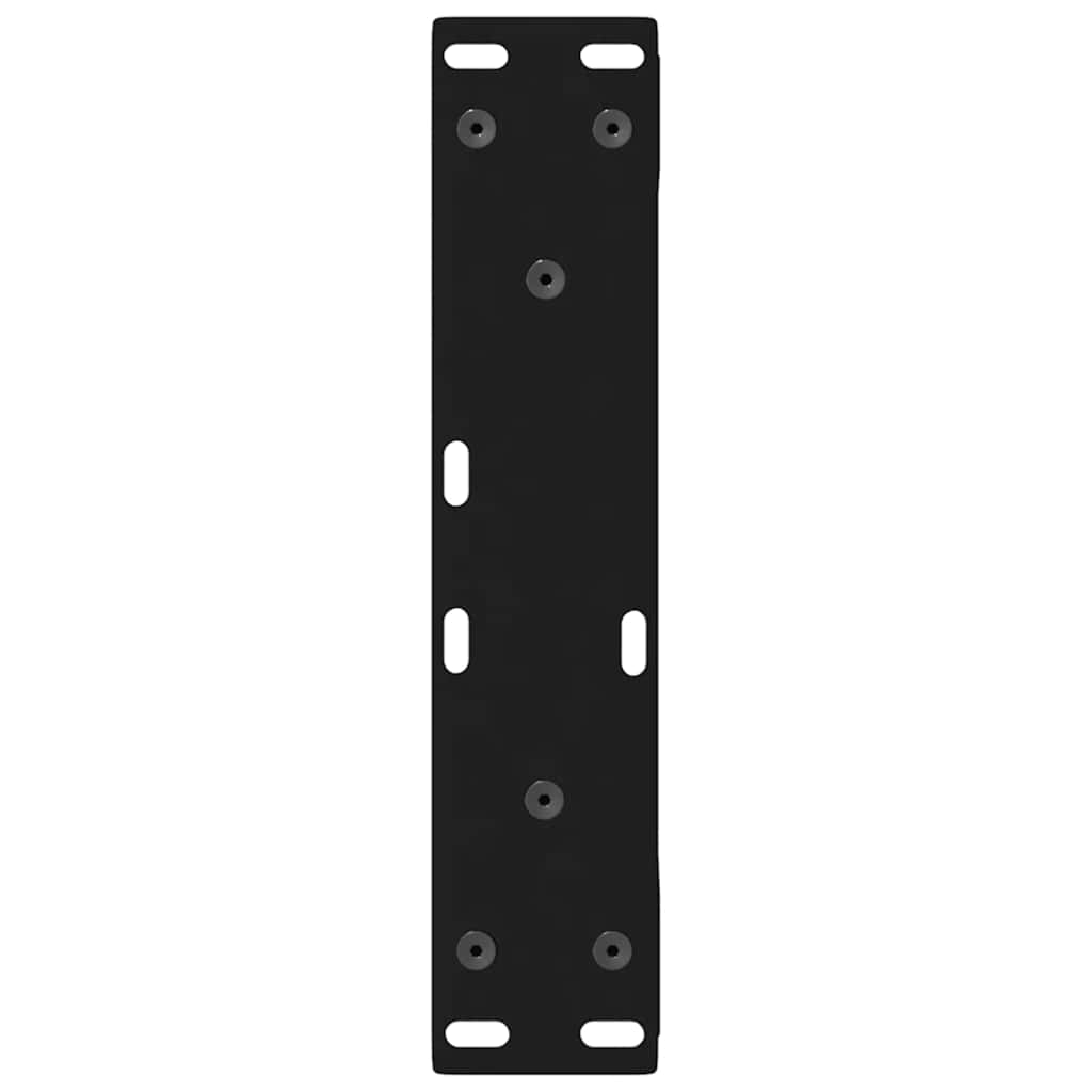 vidaXL Picioare pentru măsuță de cafea, 2 buc., negru, 38x(42-43,3) cm, oțel vidaXL Picioare pentru măsuță de cafea, 2 buc., negru, 38x(42-43,3) cm, oțel