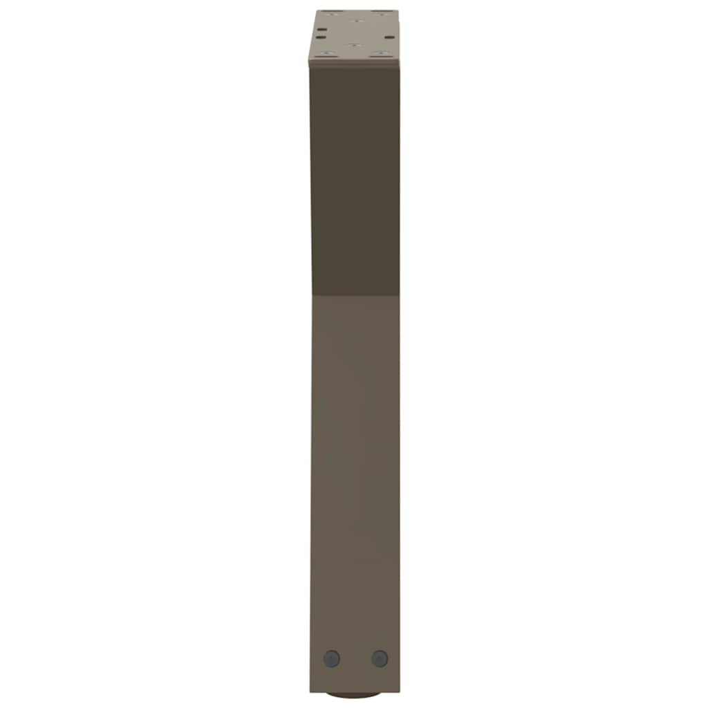 vidaXL Picioare pentru măsuță de cafea, 2 buc., oțel natural, 38x(42-43,3) cm vidaXL Picioare pentru măsuță de cafea, 2 buc., oțel natural, 38x(42-43,3) cm