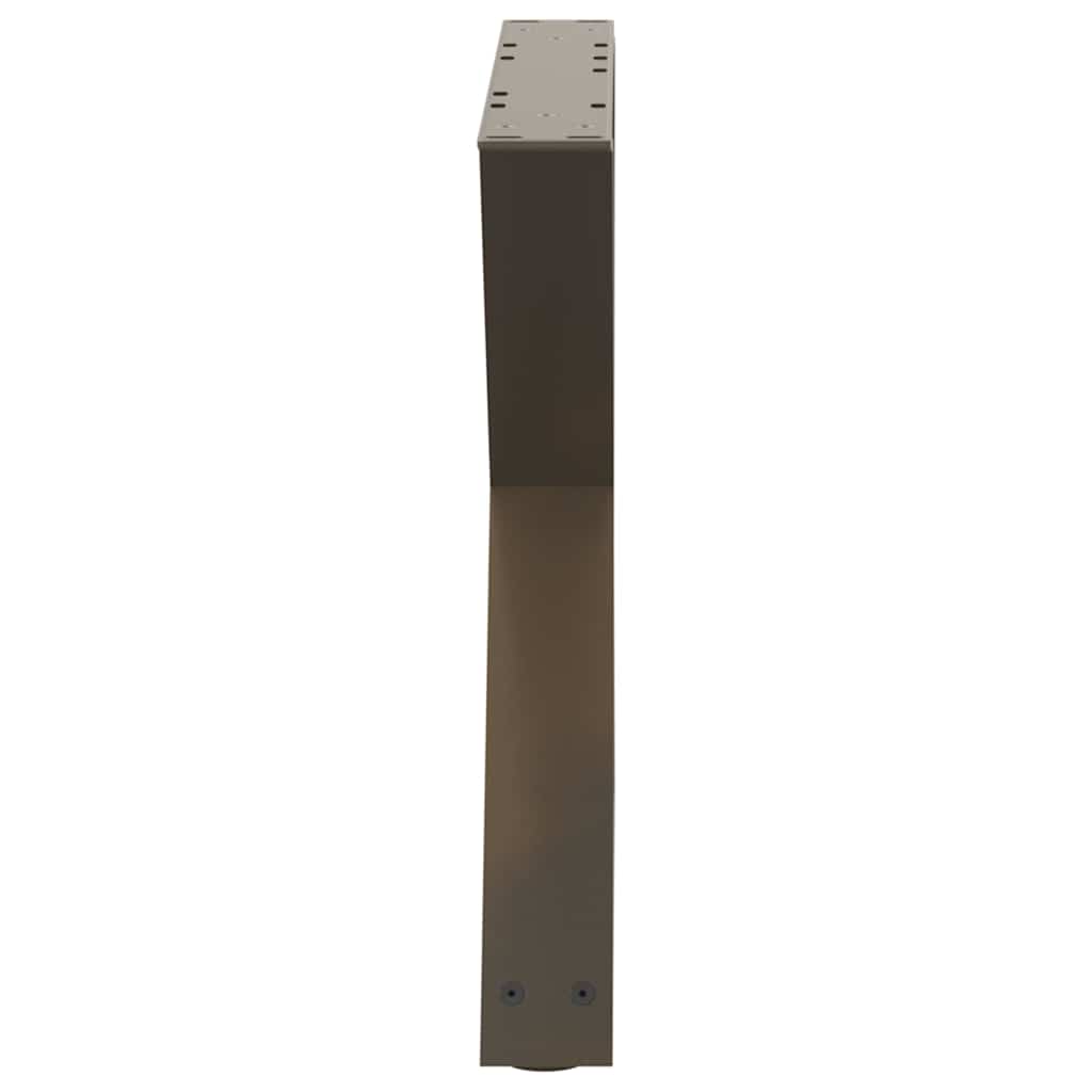 vidaXL Picioare pentru măsuță de cafea, 2 buc., oțel natural, 50x(42-43,3) cm vidaXL Picioare pentru măsuță de cafea, 2 buc., oțel natural, 50x(42-43,3) cm