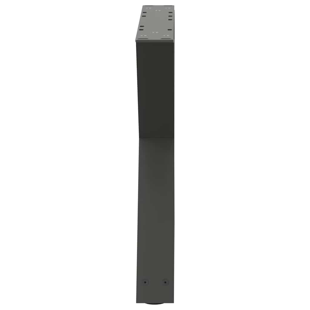 vidaXL Picioare pentru măsuță de cafea, 2 buc., antracit, 60x(42-43,3) cm, oțel vidaXL Picioare pentru măsuță de cafea, 2 buc., antracit, 60x(42-43,3) cm, oțel
