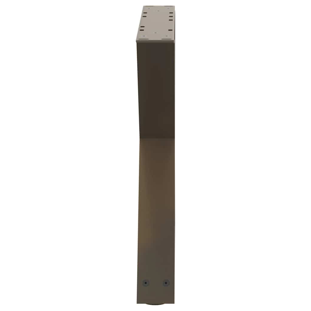vidaXL Picioare pentru măsuță de cafea, 2 buc., oțel natural, 60 x (42-43,3) cm vidaXL Picioare pentru măsuță de cafea, 2 buc., oțel natural, 60 x (42-43,3) cm