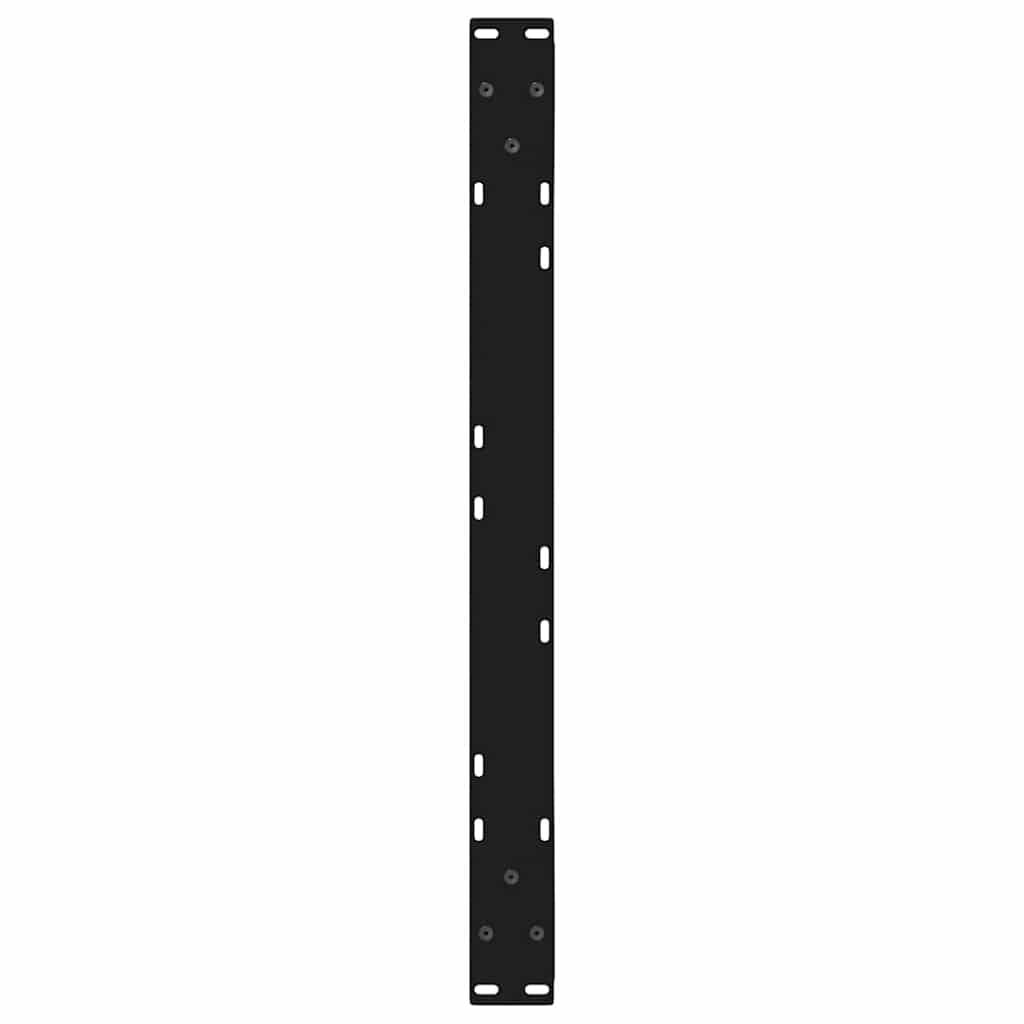 vidaXL Picioare pentru măsuță de cafea, 2 buc., negru, 70x(42-43,3) cm, oțel vidaXL Picioare pentru măsuță de cafea, 2 buc., negru, 70x(42-43,3) cm, oțel
