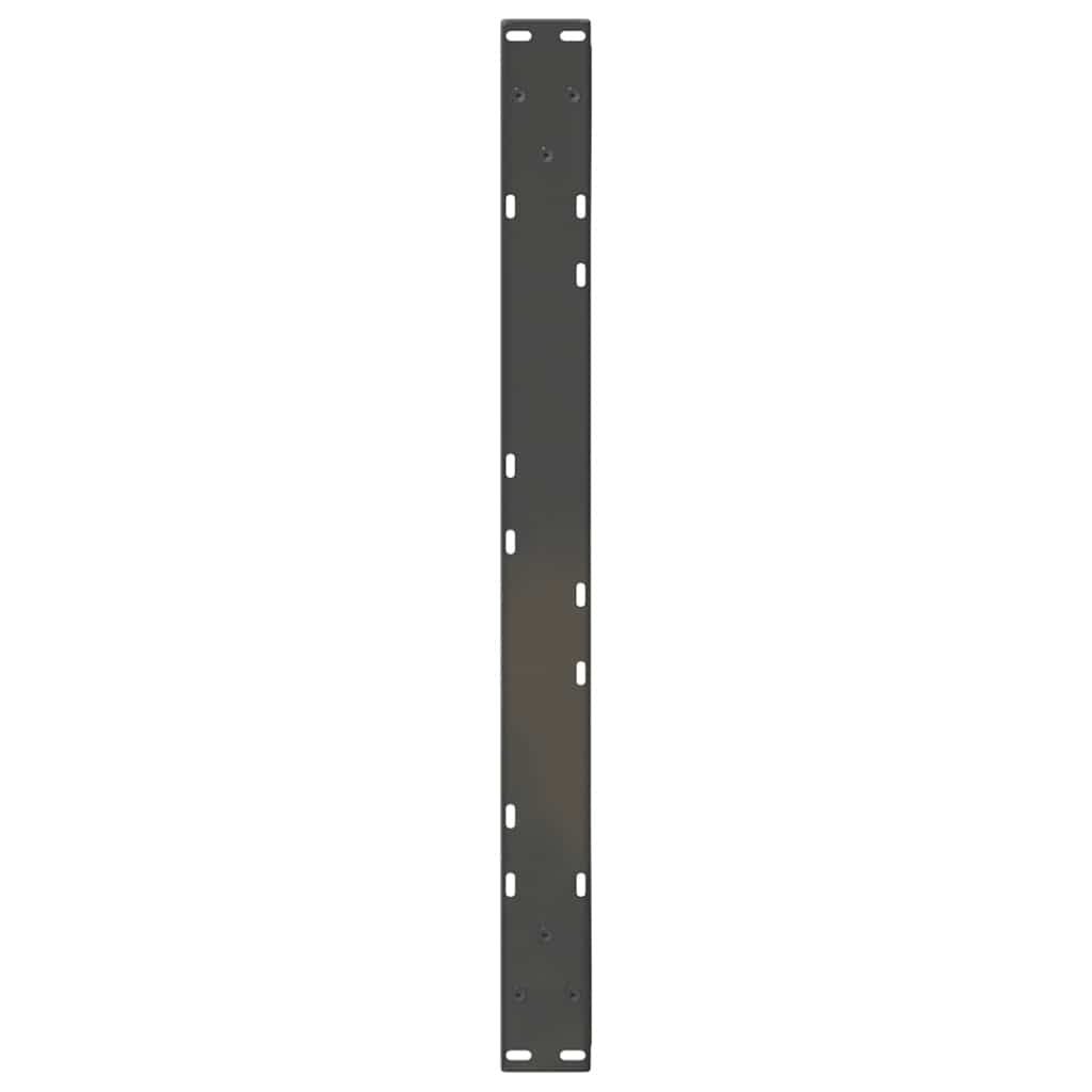 vidaXL Picioare pentru măsuță de cafea, 2 buc., antracit, 70x(42-43,3) cm, oțel