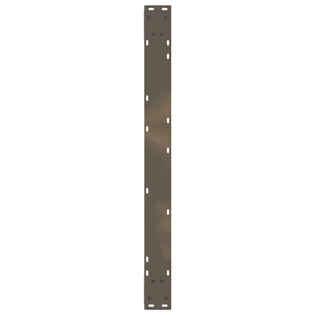 vidaXL Picioare masă de sufragerie, 2 buc., oțel natural, 90 x (72-73,3) cm