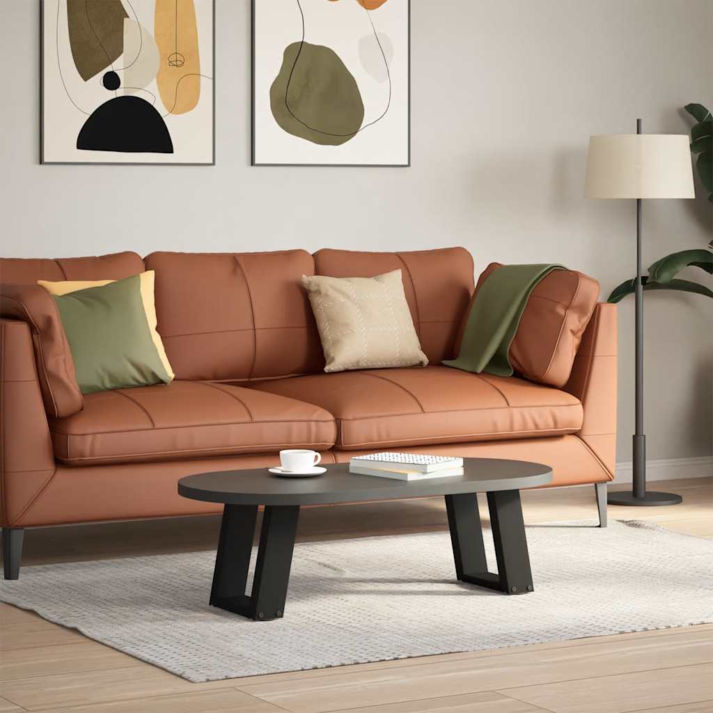 vidaXL Picioare pentru măsuță de cafea în formă de U, 2 buc., negru, 30x(30-31) cm, oțel vidaXL Picioare pentru măsuță de cafea în formă de U, 2 buc., negru, 30x(30-31) cm, oțel