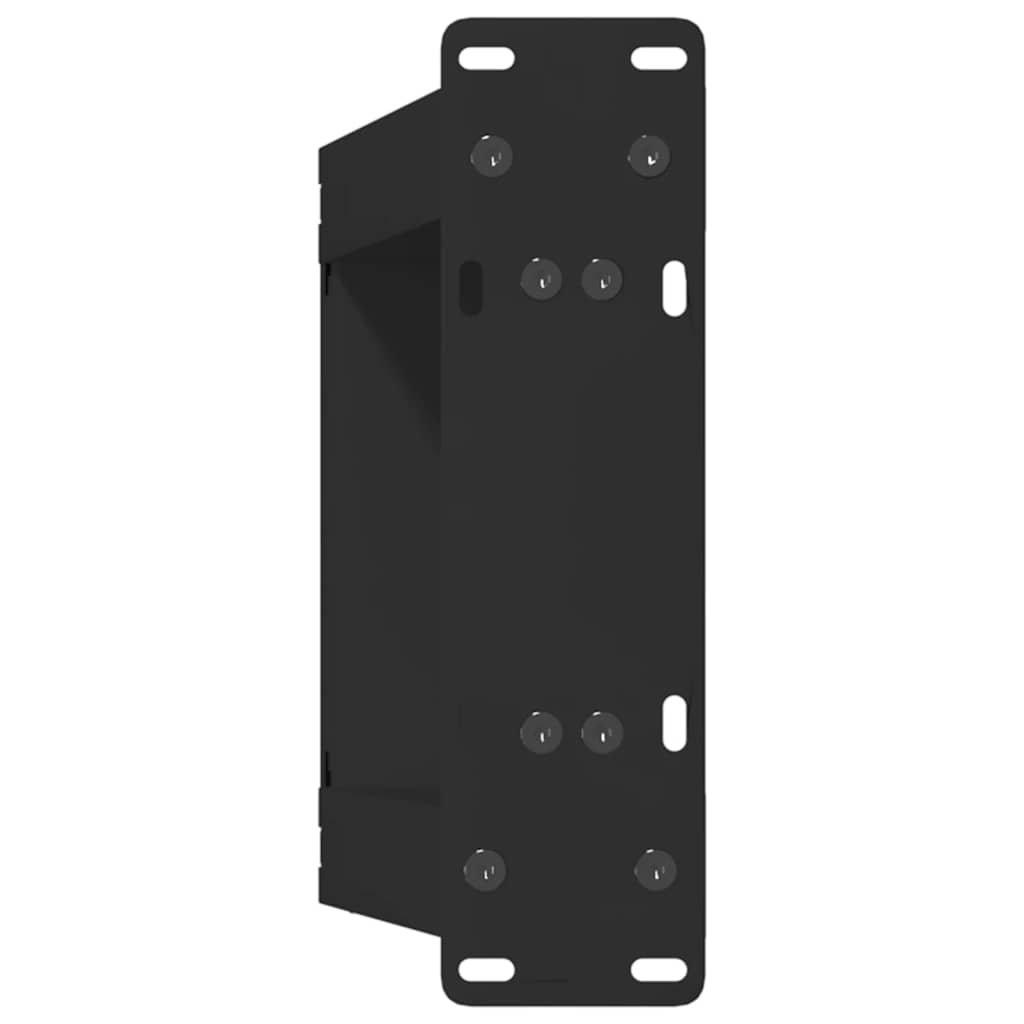 vidaXL Picioare pentru măsuță de cafea în formă de U, 2 buc., negru, 30x(30-31) cm, oțel vidaXL Picioare pentru măsuță de cafea în formă de U, 2 buc., negru, 30x(30-31) cm, oțel