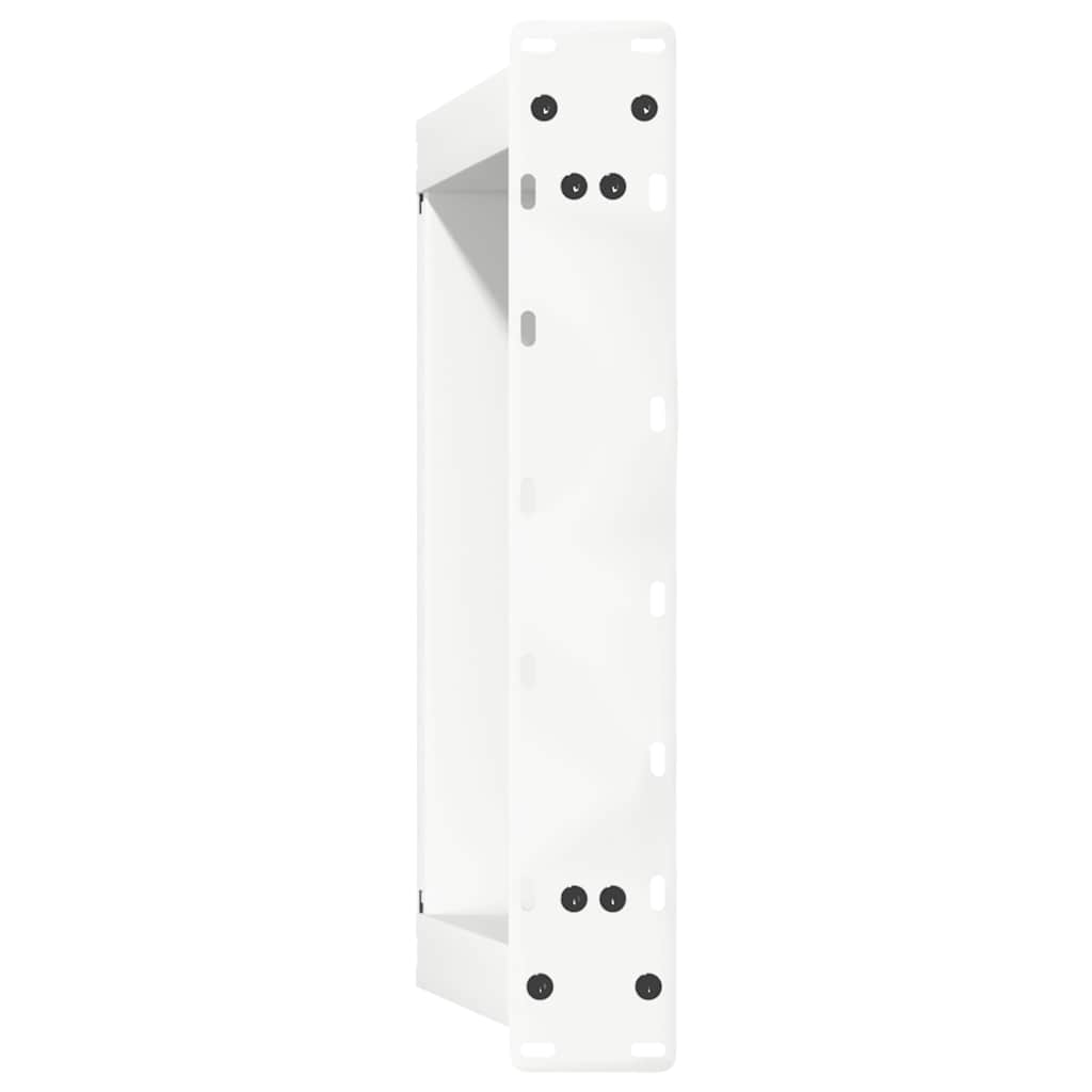 vidaXL Picioare pentru măsuță de cafea în formă de U, 2 buc., alb, 40x(30-31) cm, oțel