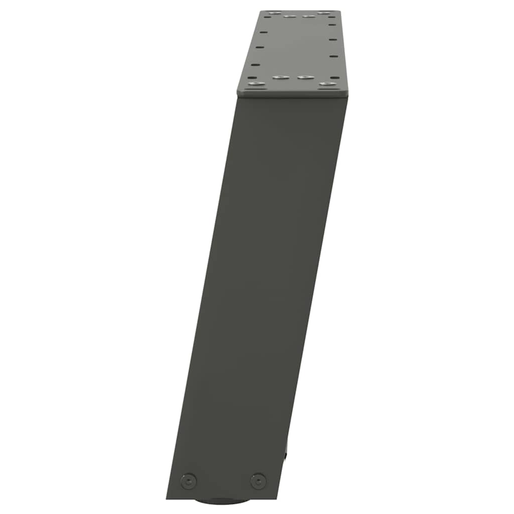 vidaXL Picioare pentru măsuță de cafea în formă de U, 2 buc., antracit, 60x(30-31) cm, oțel vidaXL Picioare pentru măsuță de cafea în formă de U, 2 buc., antracit, 60x(30-31) cm, oțel