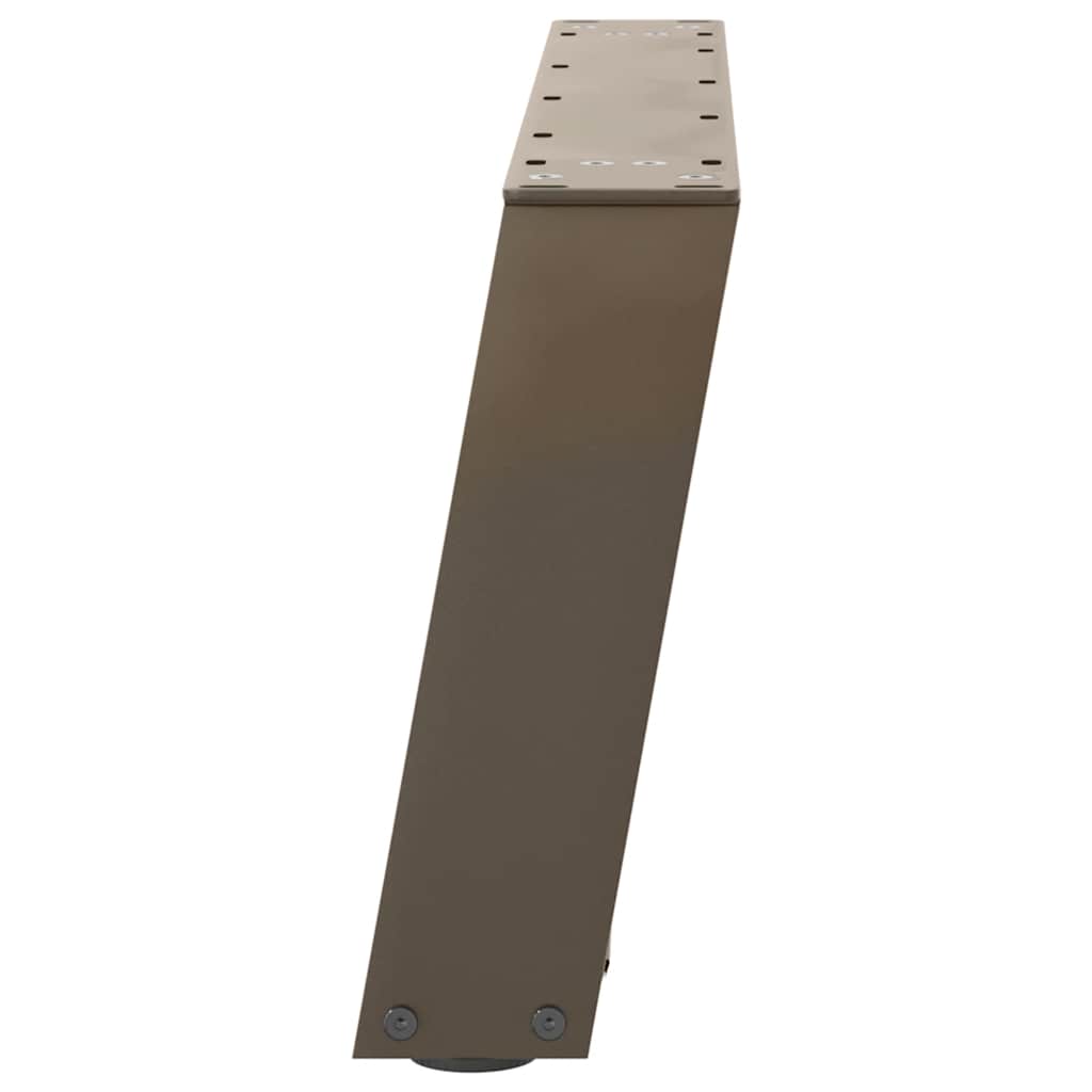 vidaXL Picioare pentru măsuță de cafea în formă de U, 2 buc., oțel natural, 60 x (30-31) cm vidaXL Picioare pentru măsuță de cafea în formă de U, 2 buc., oțel natural, 60 x (30-31) cm