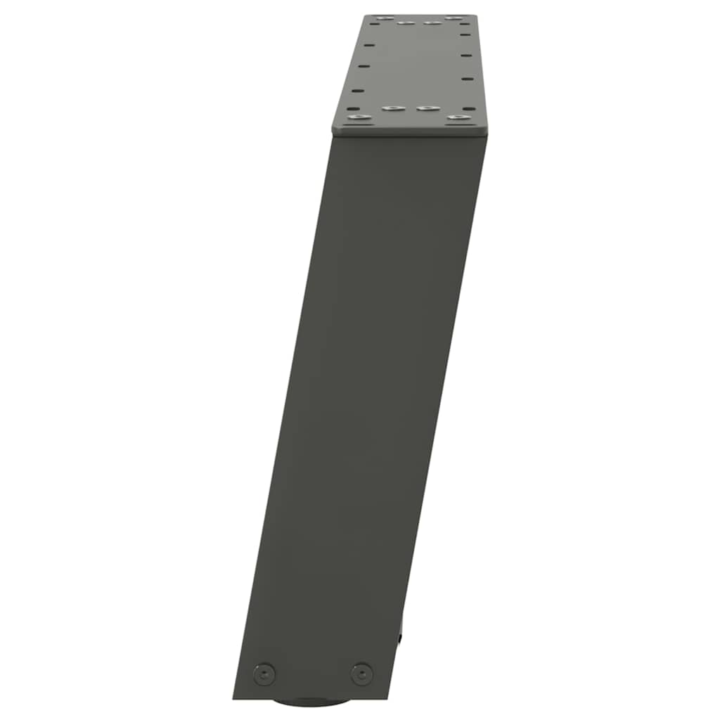 vidaXL Picioare pentru măsuță de cafea în formă de U, 2 buc., antracit, 70x(30-31) cm, oțel vidaXL Picioare pentru măsuță de cafea în formă de U, 2 buc., antracit, 70x(30-31) cm, oțel