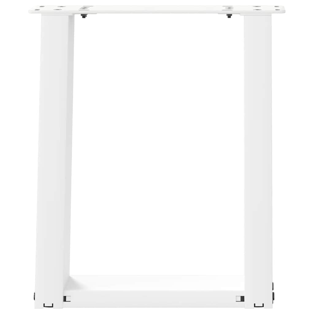 vidaXL Picioare pentru măsuță de cafea în formă de U, 2 buc., alb, 28x(42-43) cm, oțel vidaXL Picioare pentru măsuță de cafea în formă de U, 2 buc., alb, 28x(42-43) cm, oțel