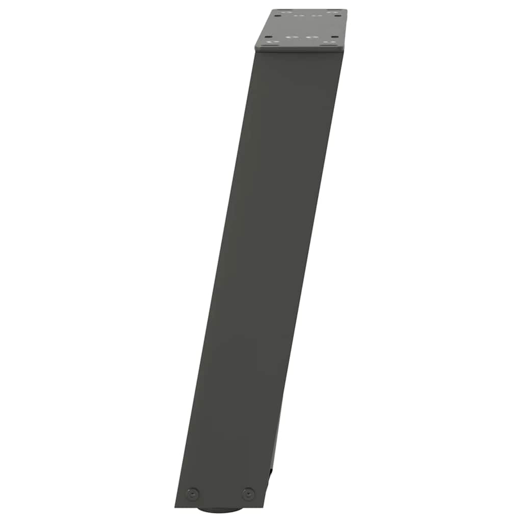 vidaXL Picioare pentru măsuță de cafea în formă de U, 2 buc., antracit, 28x(42-43) cm, oțel vidaXL Picioare pentru măsuță de cafea în formă de U, 2 buc., antracit, 28x(42-43) cm, oțel