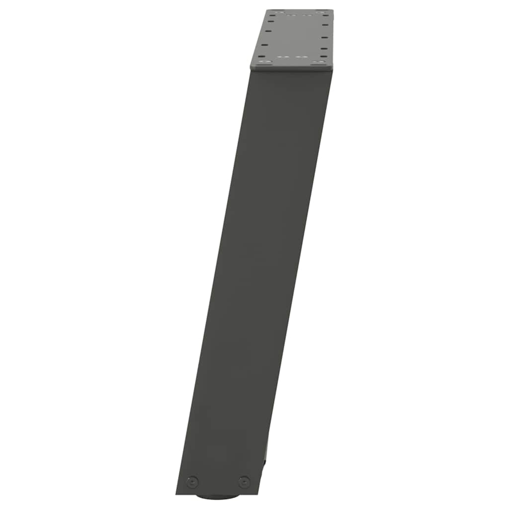 vidaXL Picioare pentru măsuță de cafea în formă de U, 2 buc., antracit, 50x(42-43) cm, oțel vidaXL Picioare pentru măsuță de cafea în formă de U, 2 buc., antracit, 50x(42-43) cm, oțel