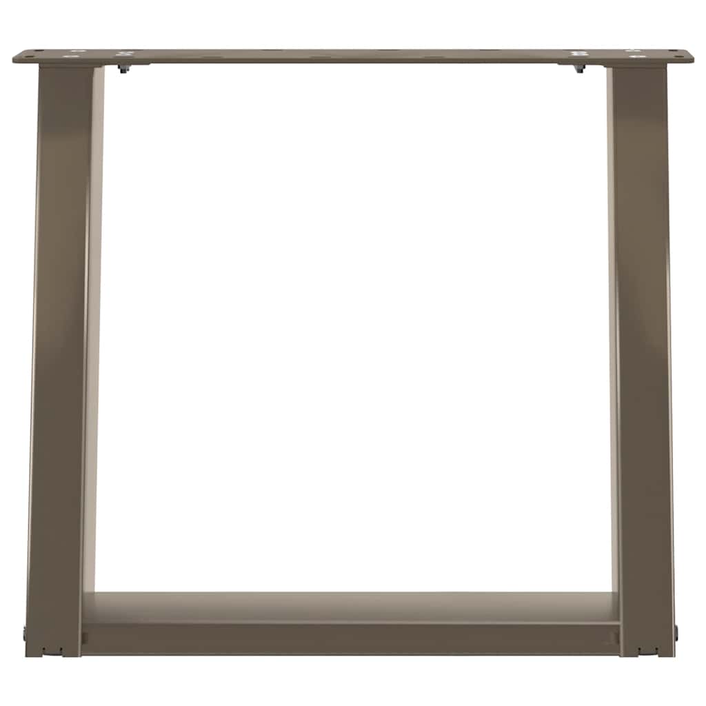 vidaXL Picioare pentru masă de cafea în formă de U, 2 buc., oțel natural, 50x(42-43) cm vidaXL Picioare pentru masă de cafea în formă de U, 2 buc., oțel natural, 50x(42-43) cm