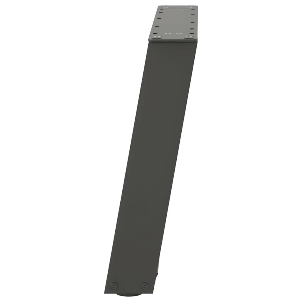 vidaXL Picioare pentru măsuță de cafea în formă de U, 2 buc., antracit, 60x(42-43) cm, oțel vidaXL Picioare pentru măsuță de cafea în formă de U, 2 buc., antracit, 60x(42-43) cm, oțel