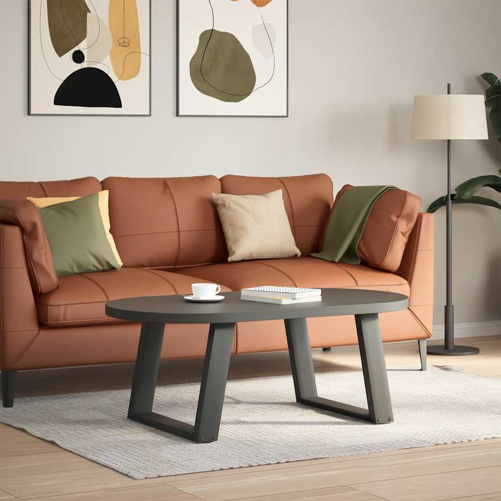 vidaXL Picioare pentru măsuță de cafea în formă de U, 2 buc., antracit, 70x(42-43) cm, oțel vidaXL Picioare pentru măsuță de cafea în formă de U, 2 buc., antracit, 70x(42-43) cm, oțel