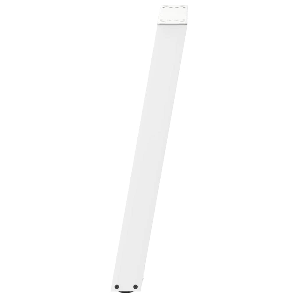 vidaXL Picioare de masă consolă în formă de U, 2 buc., alb, 28x(72-73) cm, oțel