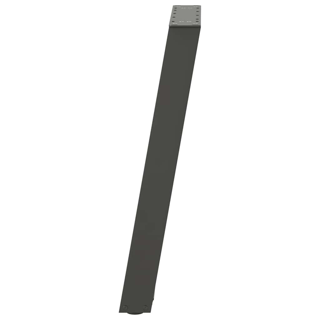 vidaXL Picioare de masă în formă de U, 2 buc., antracit, 50x(72-73) cm, oțel vidaXL Picioare de masă în formă de U, 2 buc., antracit, 50x(72-73) cm, oțel