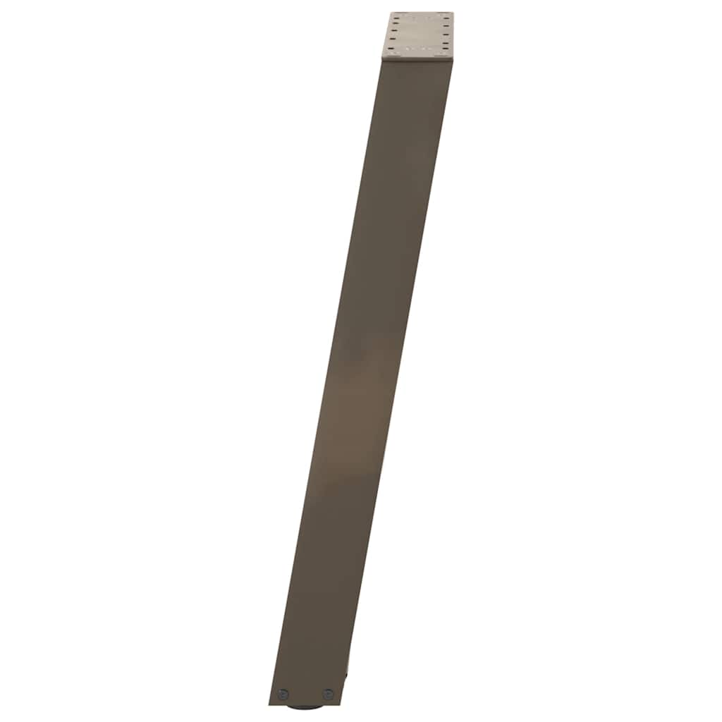 vidaXL Picioare de masă în formă de U, 2 buc., oțel natural, 50x(72-73) cm vidaXL Picioare de masă în formă de U, 2 buc., oțel natural, 50x(72-73) cm