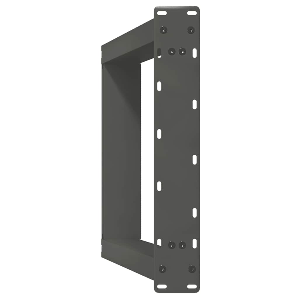 vidaXL Picioare de masă în formă de U, 2 buc., antracit, 60x(72-73) cm, oțel