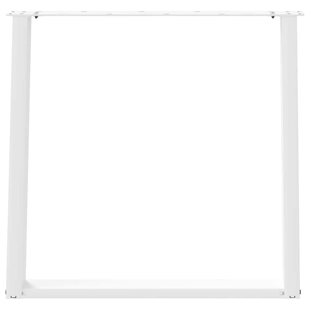 vidaXL Picioare de masă în formă de U, 2 buc., alb, 70x(72-73) cm, oțel vidaXL Picioare de masă în formă de U, 2 buc., alb, 70x(72-73) cm, oțel