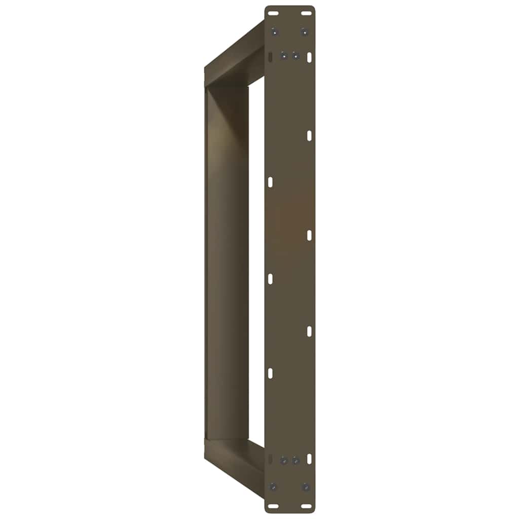 vidaXL Picioare de masă în formă de U, 2 buc., oțel natural, 70x(72-73) cm