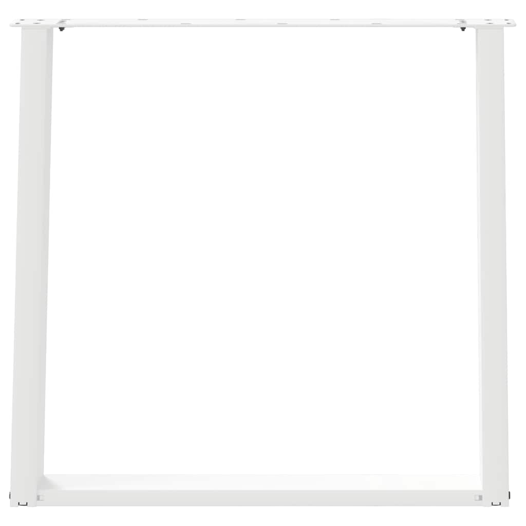 vidaXL Picioare de masă în formă de U, 2 buc., alb, 80x(72-73) cm, oțel vidaXL Picioare de masă în formă de U, 2 buc., alb, 80x(72-73) cm, oțel