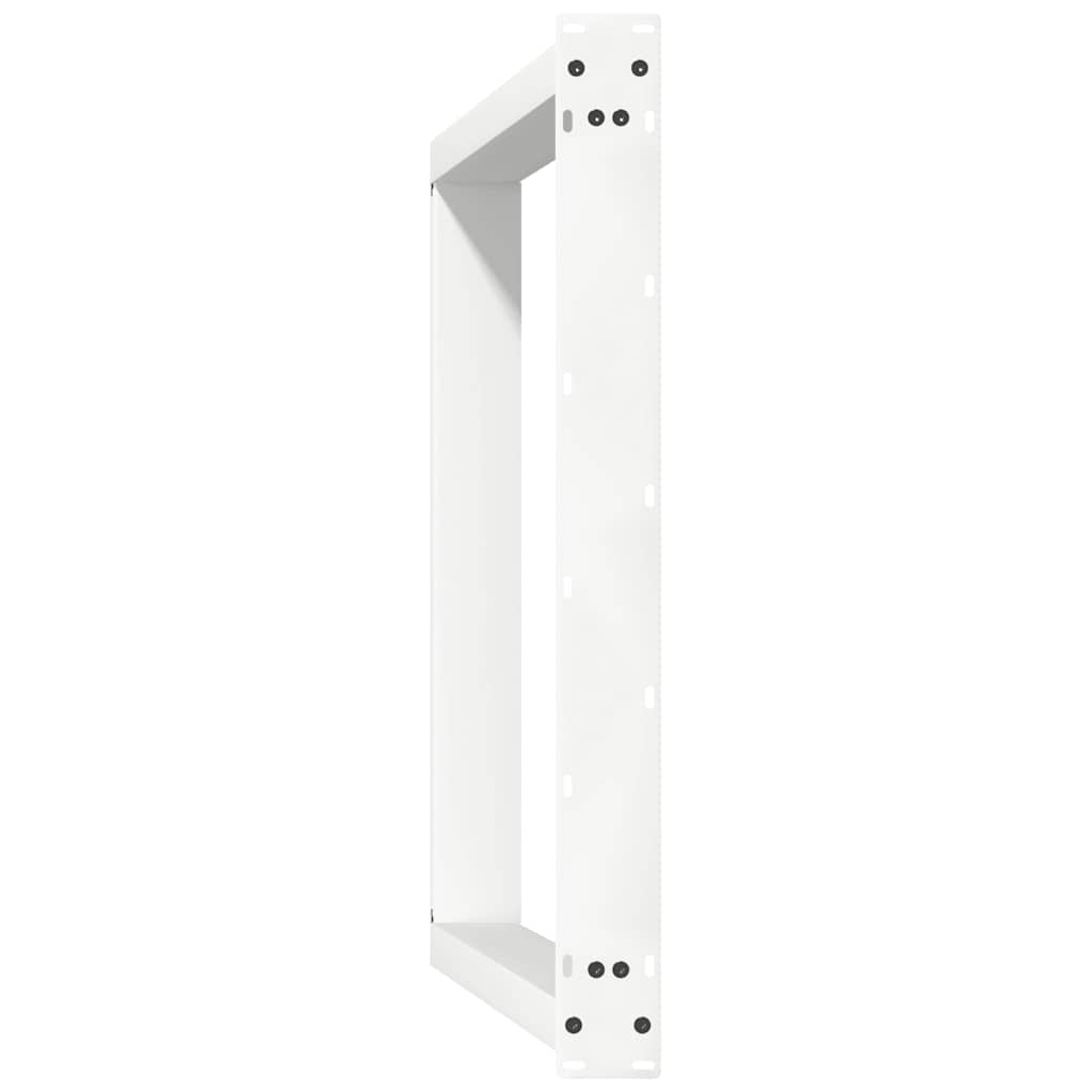 vidaXL Picioare de masă în formă de U, 2 buc., alb, 80x(72-73) cm, oțel vidaXL Picioare de masă în formă de U, 2 buc., alb, 80x(72-73) cm, oțel