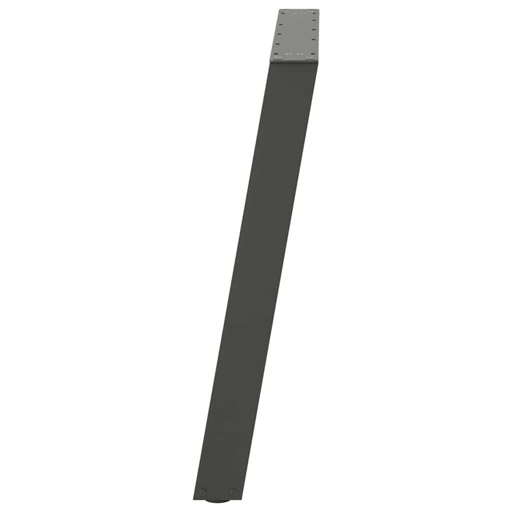 vidaXL Picioare de masă în formă de U, 2 buc., antracit, 100x(72-73) cm, oțel vidaXL Picioare de masă în formă de U, 2 buc., antracit, 100x(72-73) cm, oțel