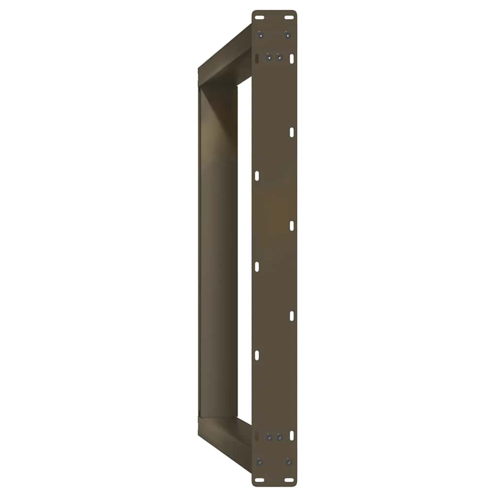 vidaXL Picioare de masă în formă de U, 2 buc., oțel natural, 100 x (72-73) cm
