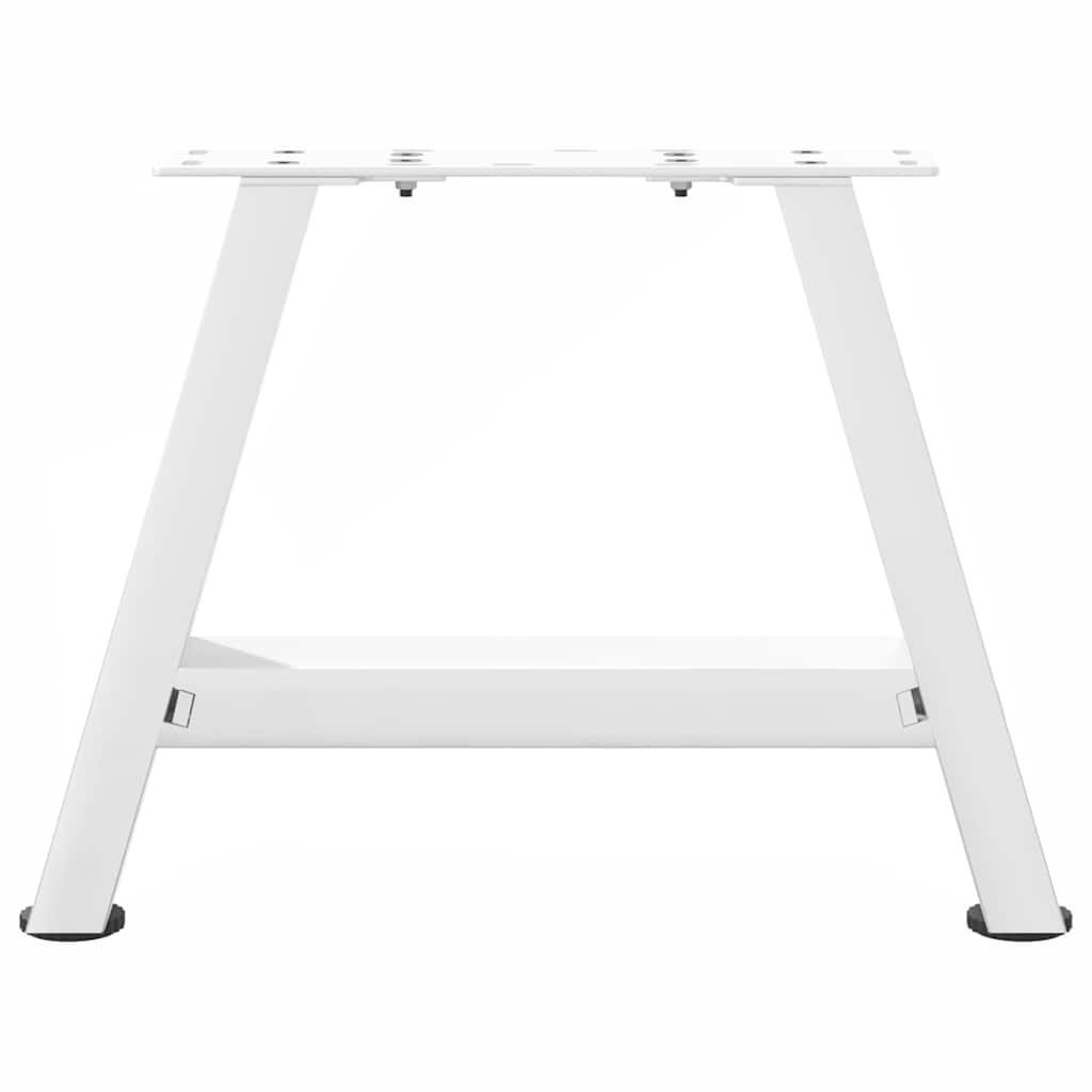 vidaXL Picioare pentru măsuță de cafea în formă de A, 2 buc., alb, 30x(30-31) cm, oțel vidaXL Picioare pentru măsuță de cafea în formă de A, 2 buc., alb, 30x(30-31) cm, oțel